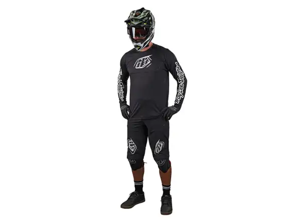 Troy Lee Designs Sprint men's jersey long sleeve Icon Black