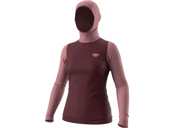 Dynafit Tigard Merino Hoody women's shirt long-sleeve Mokarosa
