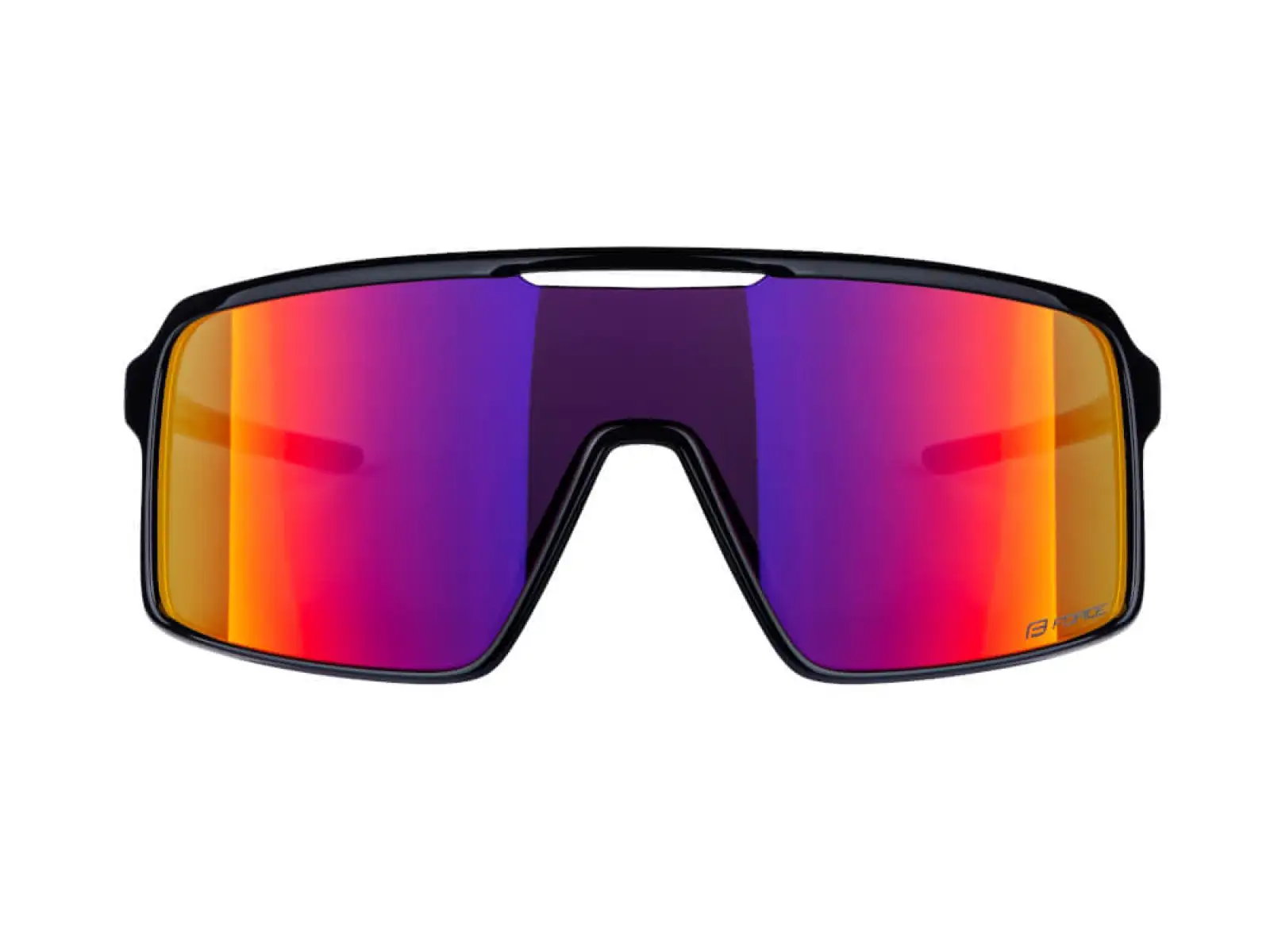 Force Static cycling glasses black/purple mirror lens