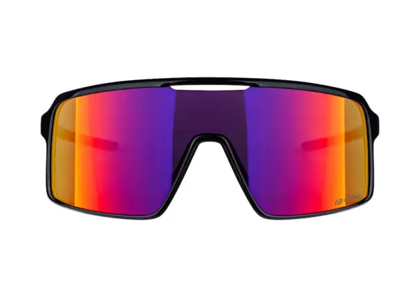 Force Static cycling glasses black/purple mirror lens