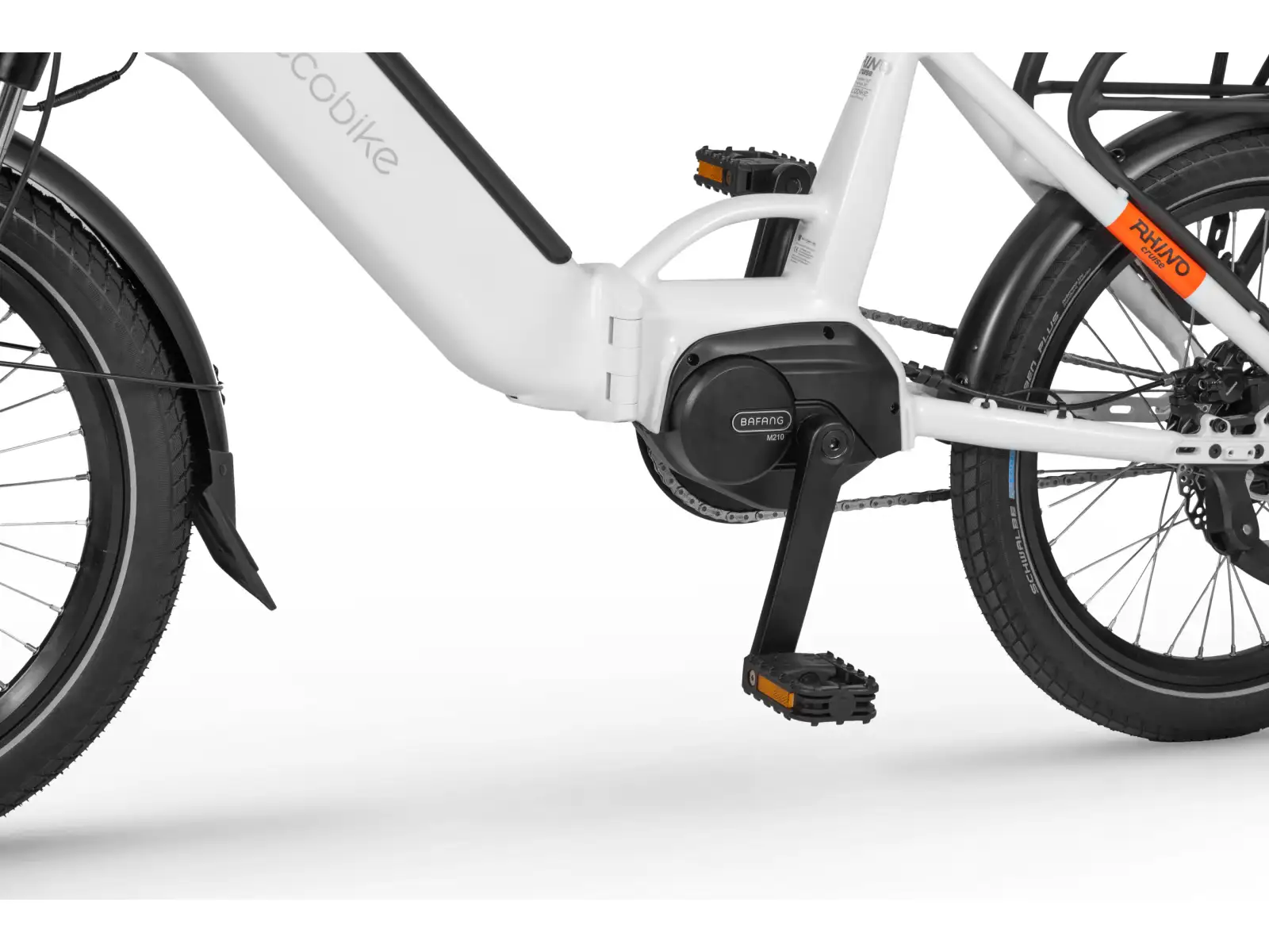 Ecobike Rhino Cruise 504 Wh Arctic White folding e-bike