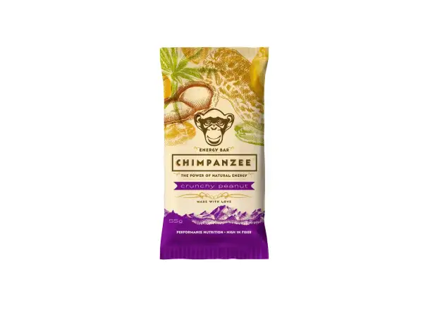 Chimpanzee Energy Bar Crunchy Peanut 55 g