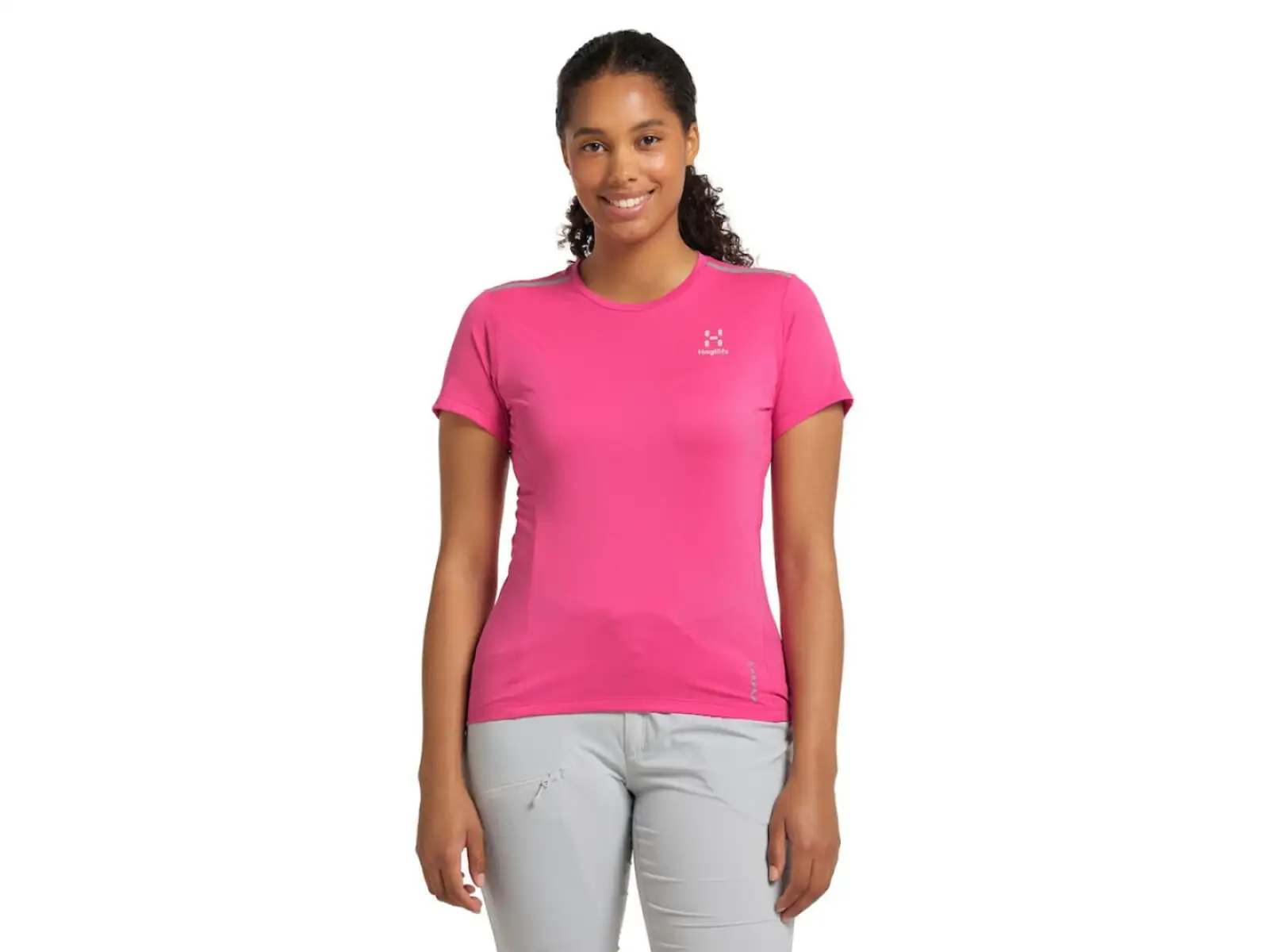 Haglöfs L.I.M Tech women's T-shirt short sleeve pink