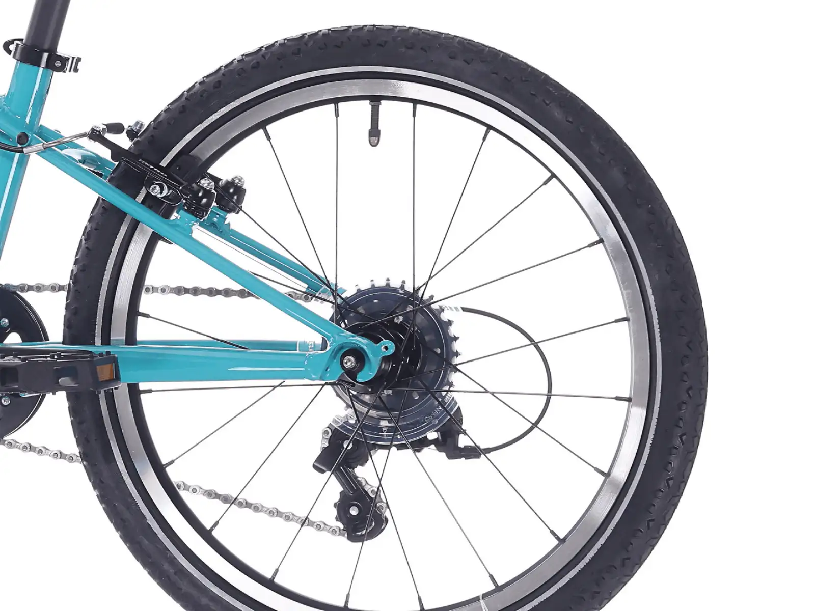 Rock Machine Thunder Jr. 20 VB kids bike Jade Blue