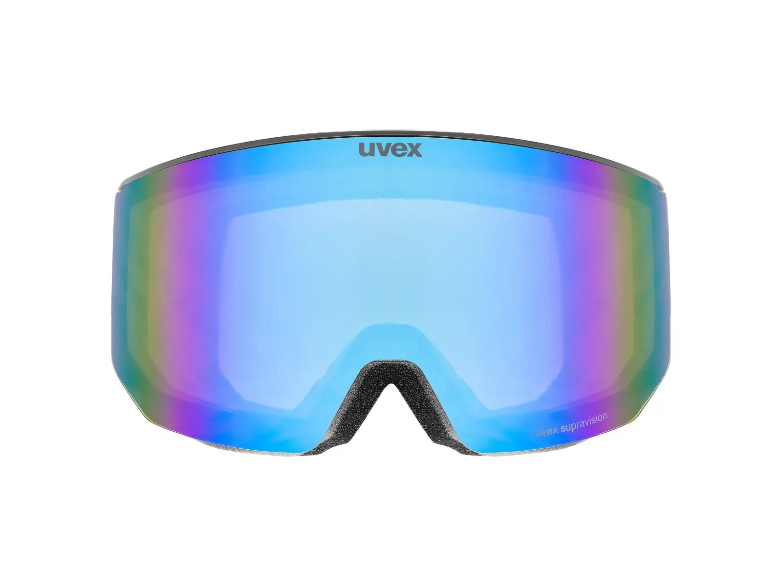 Uvex Lace Attract FM ski goggles black matt/ice - green