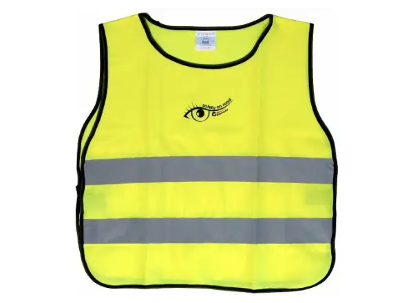 Compass reflective children's vest yellow