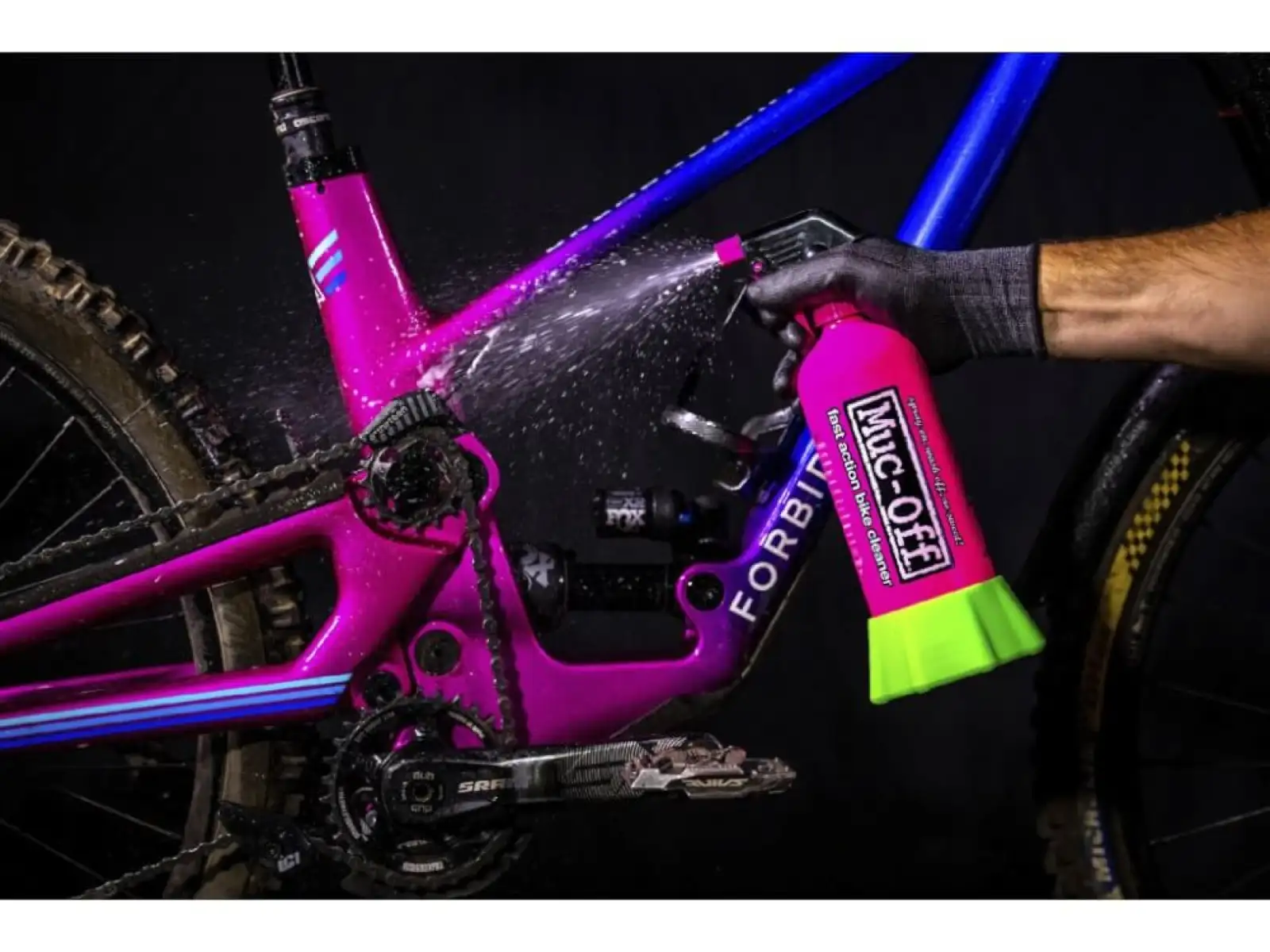 Muc Off Bottle for Life + Punk Powder bike cleaning bottle and powder set