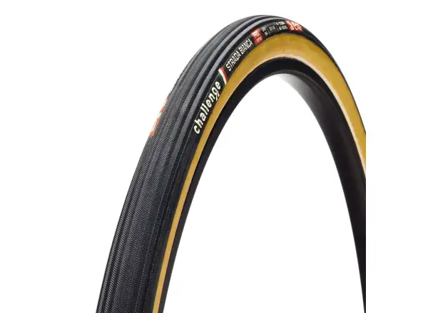 Challenge Strada Bianca Pro 28" road tire kevlar Black/Tan