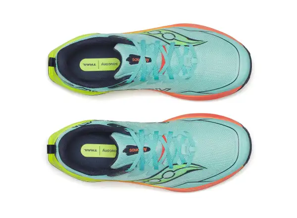 Saucony Peregrine 16 men's running shoes Splash/Citron