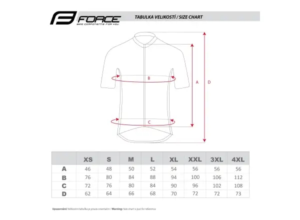 Force Fashion unisex jersey short sleeve black/grey