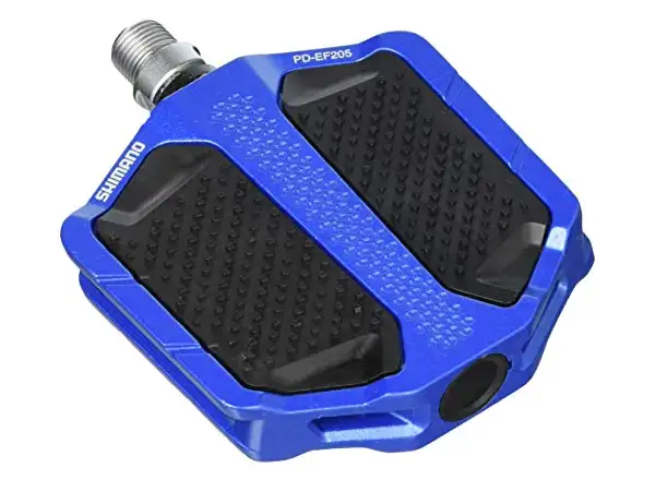 SHIMANO PD-EF205 Flat Pedals Blue