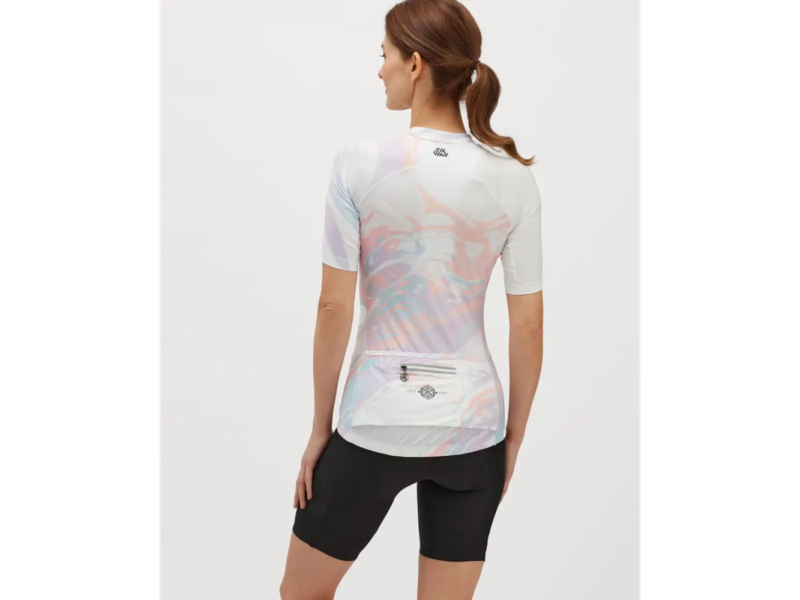 Silvini Catirina women's jersey short sleeve White/Blush