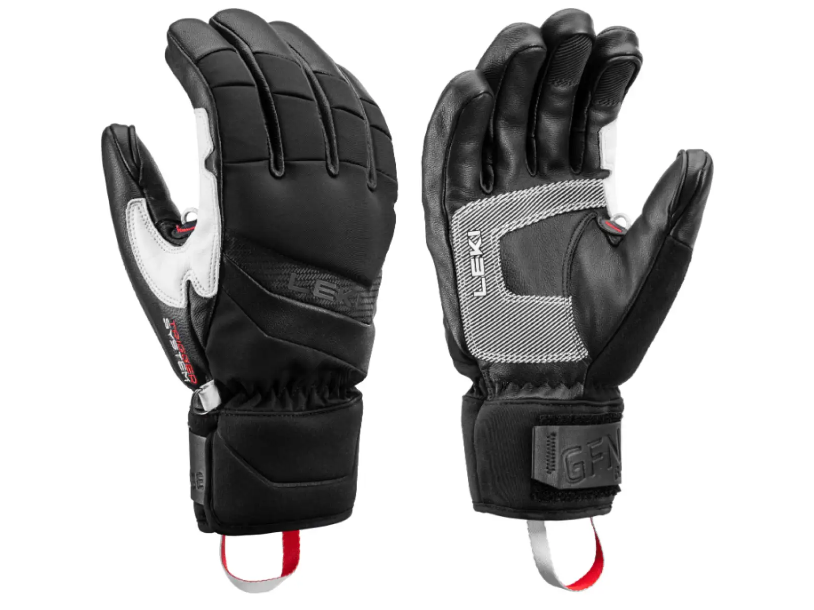 Leki Griffin Base 3D alpine gloves Black