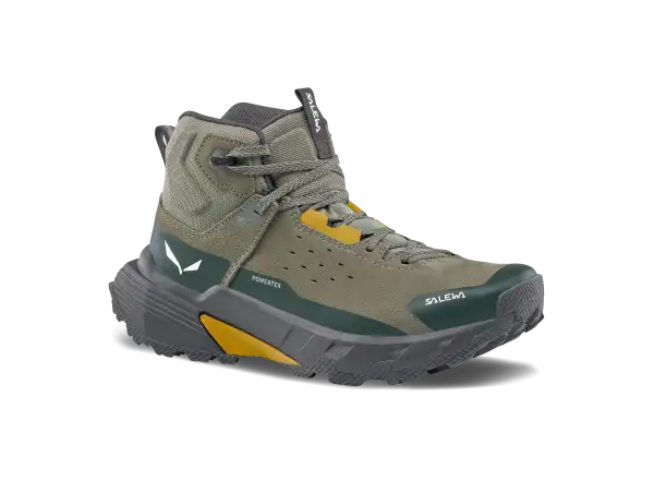 Salewa Pedroc 2 Leather MID PTX men's shoes Faded Green/Dark Olive