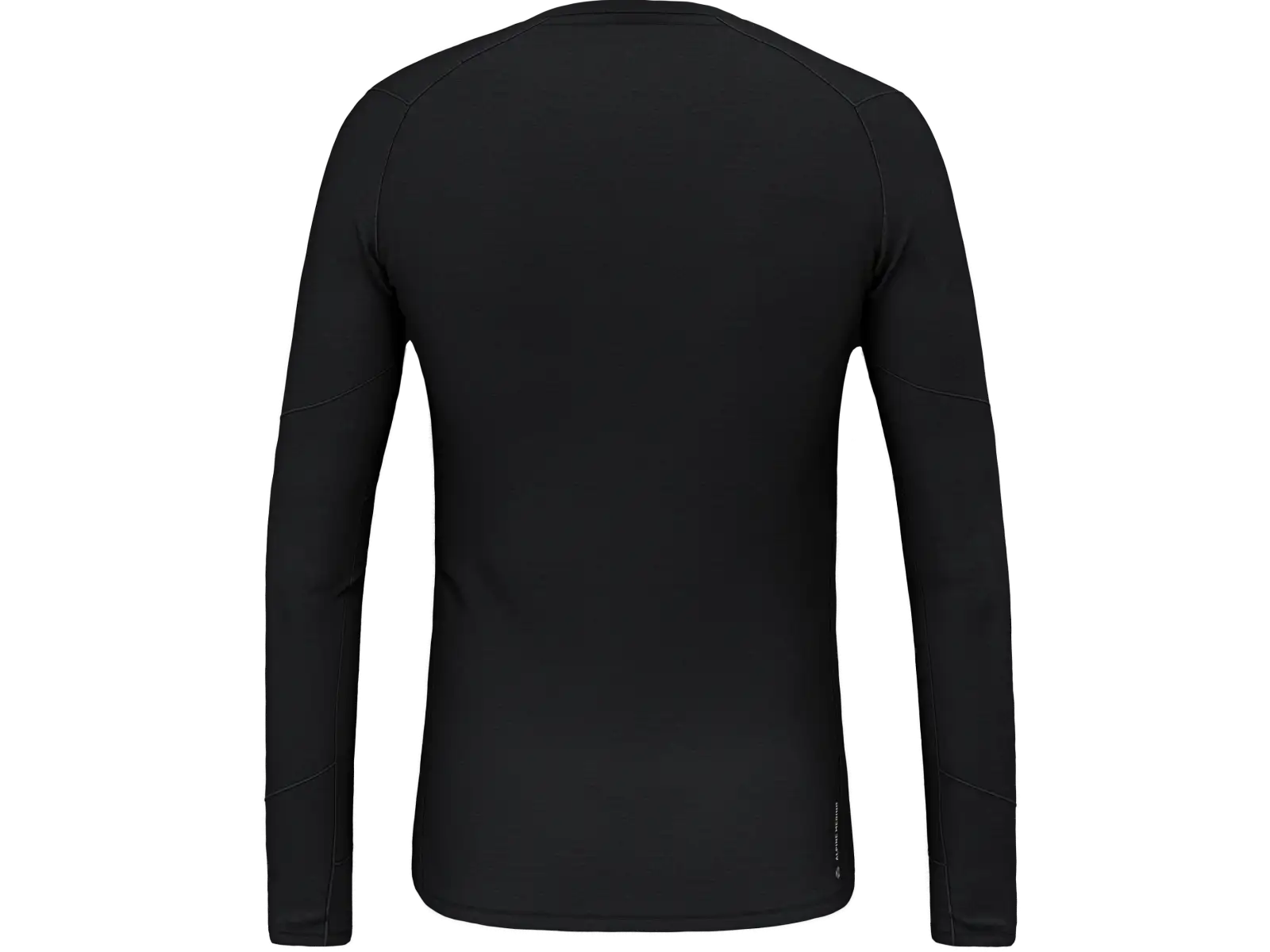 Salewa Cristallo Warm Alpine Merino Responsive men's long sleeve shirt Black Out Melange