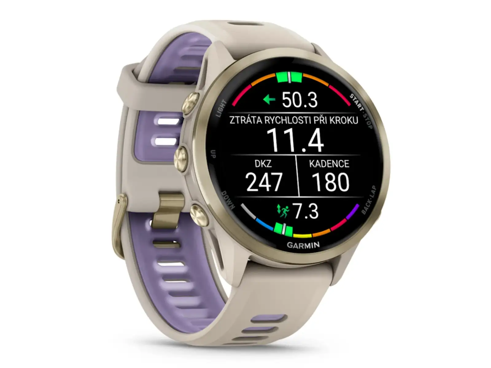Garmin Forerunner 970 smart watch French Grey/Indigo