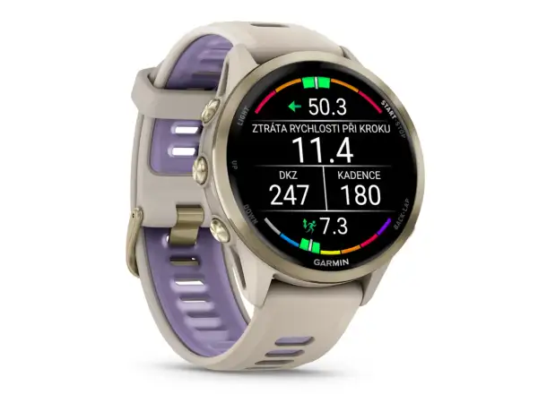 Garmin Forerunner 970 smart watch French Grey/Indigo