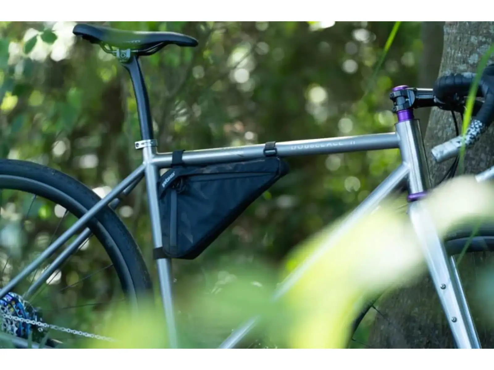 Woho X-Touring Tri Frame Bag 1.22 l frame bag Diamond CyberCam Black