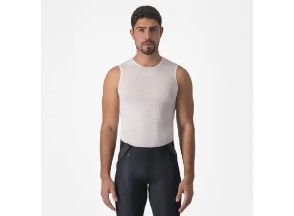 Castelli Pro Mesh 2.0 functional sleeveless shirt White