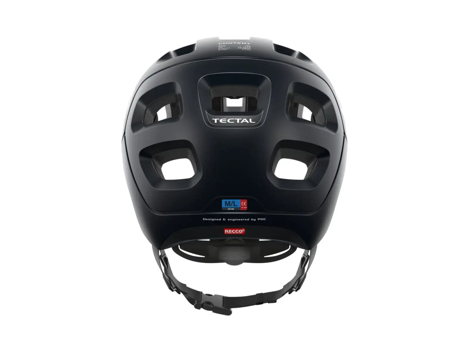 POC Tectal helmet Uranium Black Matt