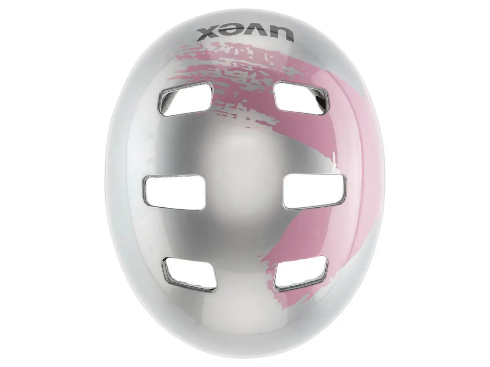 Uvex Kid 3 helmet Silver/Rosé