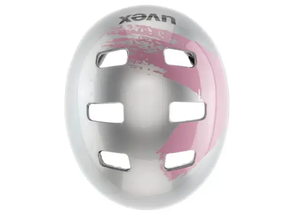 Uvex Kid 3 helmet Silver/Rosé