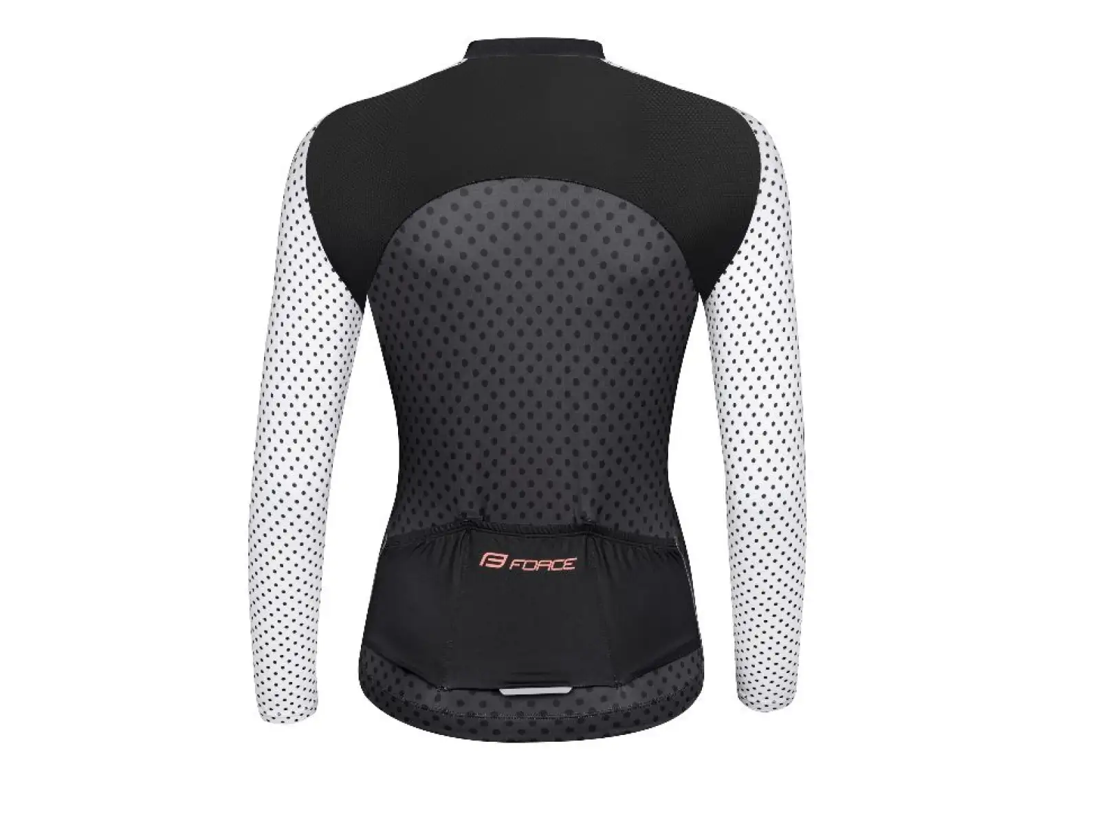 Force Points women's jersey long sleeve black/white