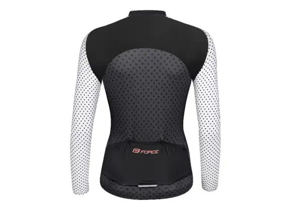 Force Points women's jersey long sleeve black/white
