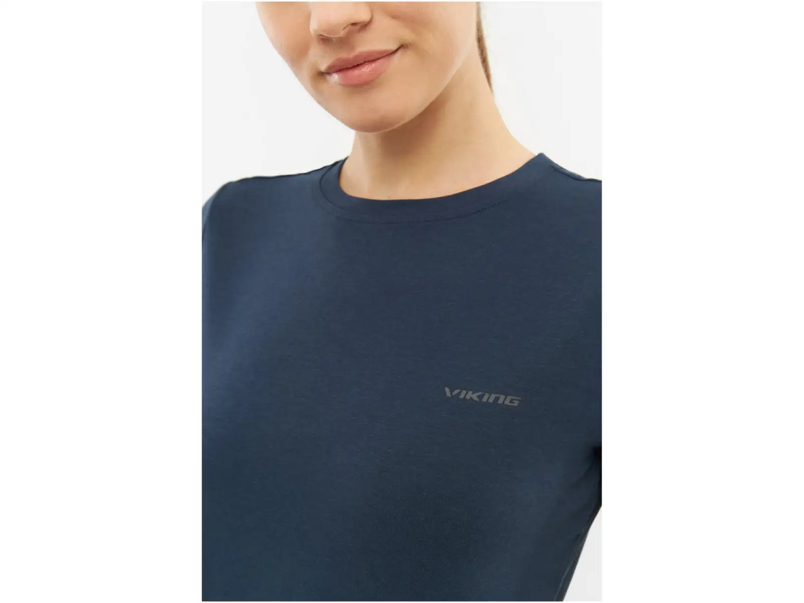 Viking Harvi women's T-shirt short sleeve navy