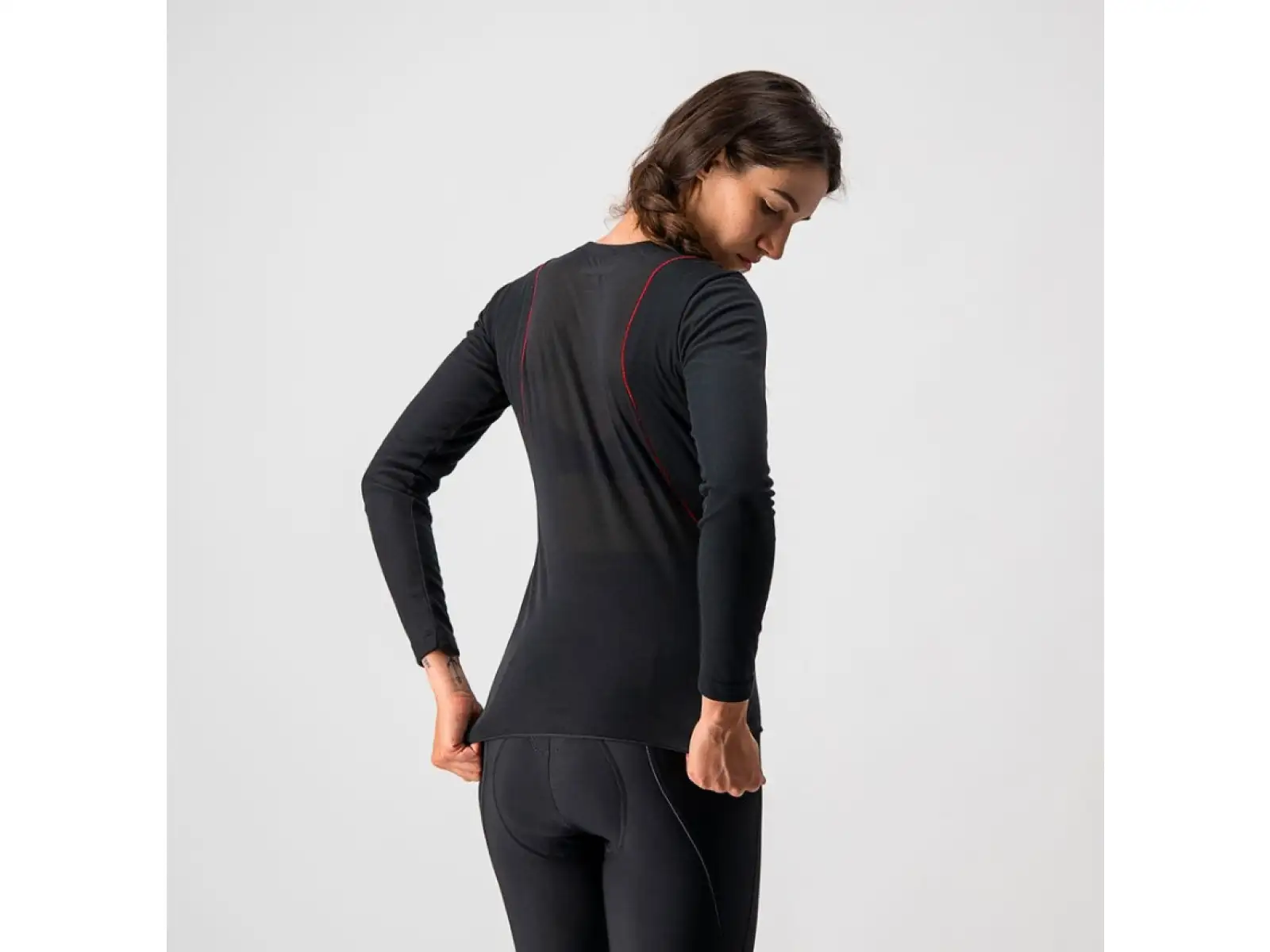 Castelli Prosecco women's base layer long sleeve Black