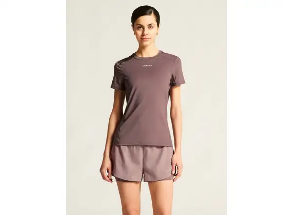 Craft ADV Essence 2 women's short sleeve T-shirt purple