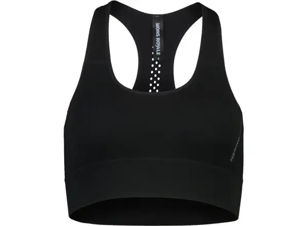 Mons Royale Stratos Merino Shift Sports bra black