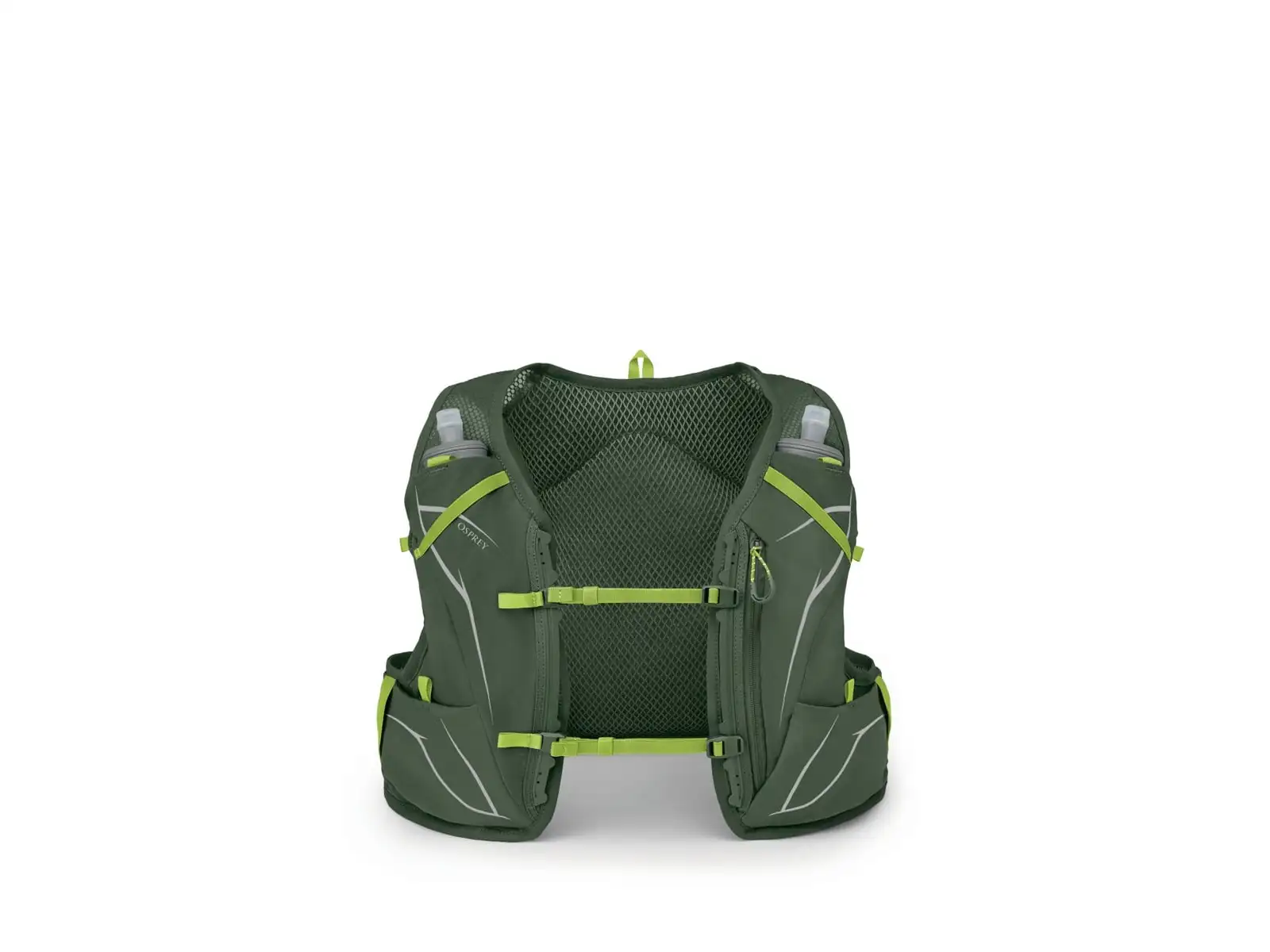 Osprey Duro 1.5 L Running Vest + 2x Hydraulics Bottle 0.5 L Seaweed Green/Limon