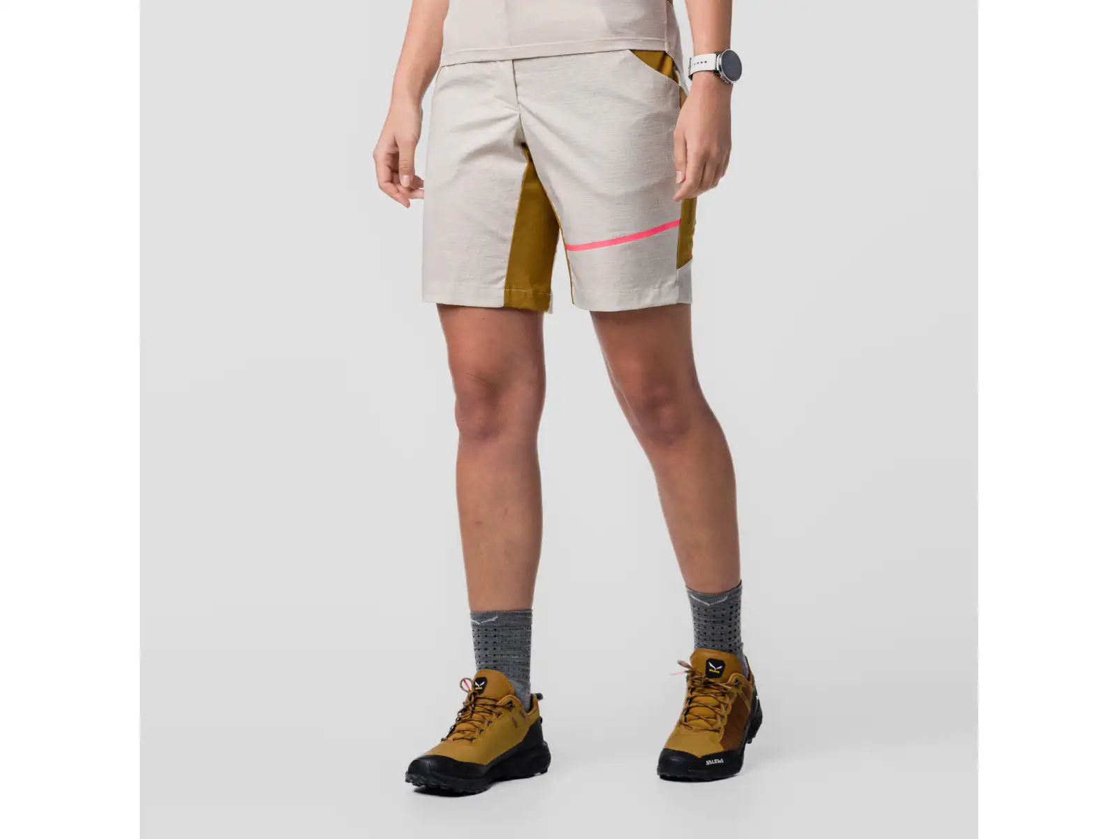 Salewa Vento HEMP/DST women's shorts Oatmeal