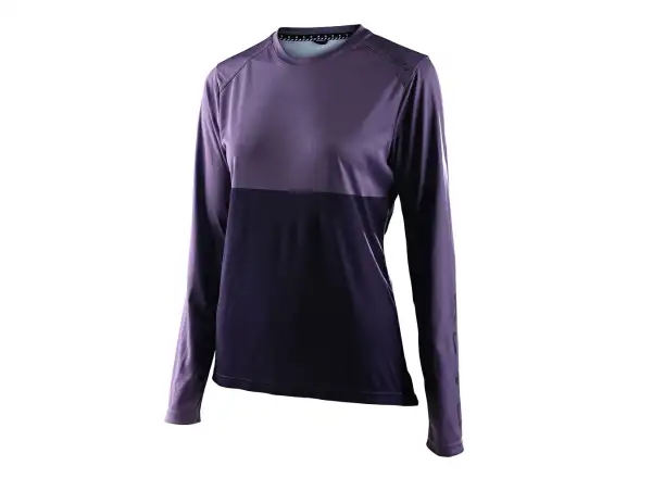 Troy Lee Designs Lilium women's jersey long sleeve Block orchid/purple