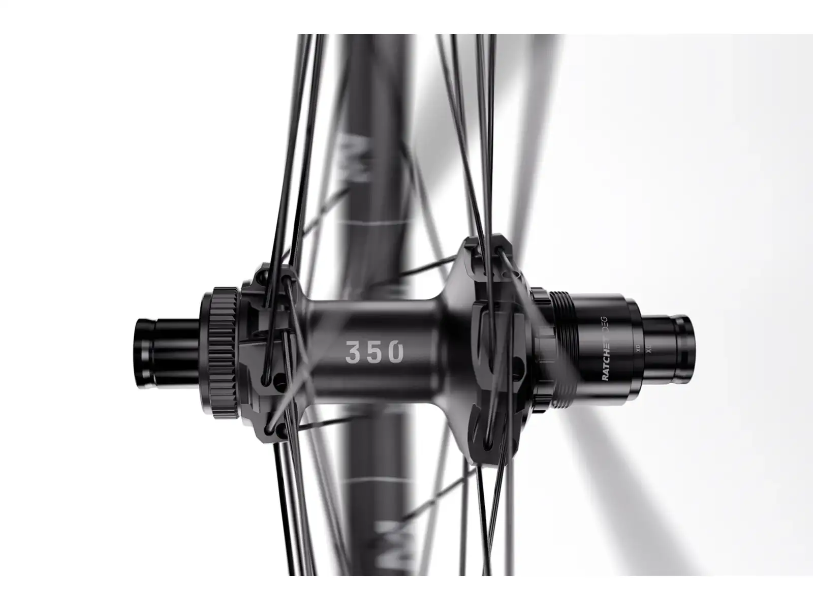 DT Swiss XM 1700 Spline 30 DB Black Center Lock 12/148 rear wheel - Unpacked
