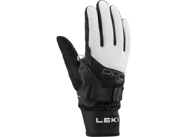 Leki PRC ThermoPlus Shark women's gloves Black-white