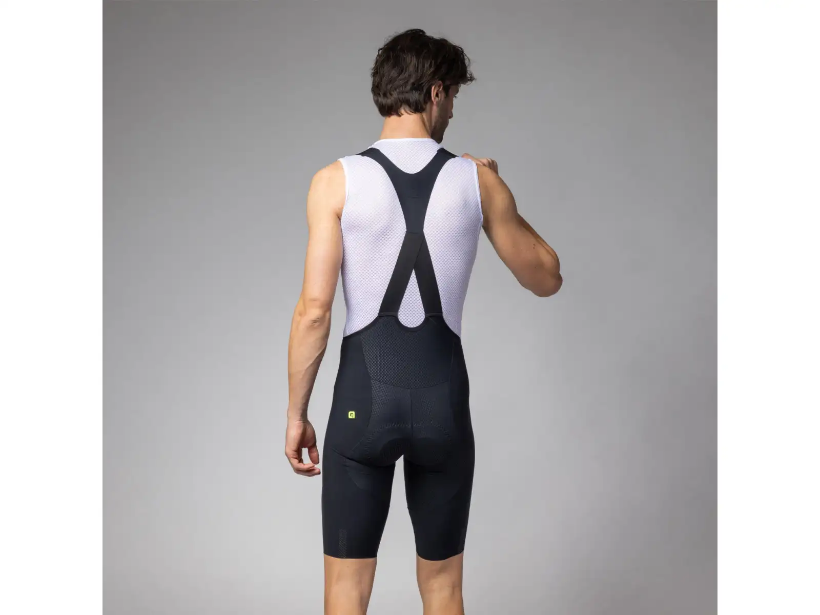 Alé Voltage men's cycling shorts with padding and bib blue