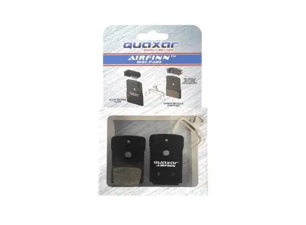 Quaxar Airfinn Shimano XTR, XT 8000, SLX, DEORE brake pads carbon