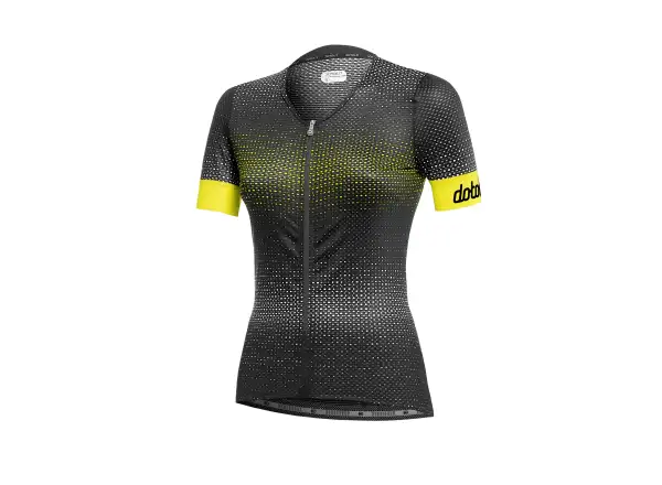 Dotout Rainbow women's jersey short sleeve Black