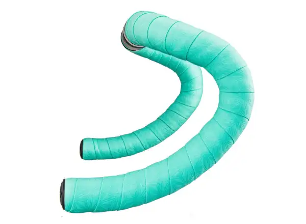 Supacaz Suave tape wrap Celeste SL Plugs