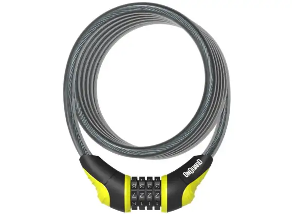 OnGuard lock spiral 1800x10 mm code yellow