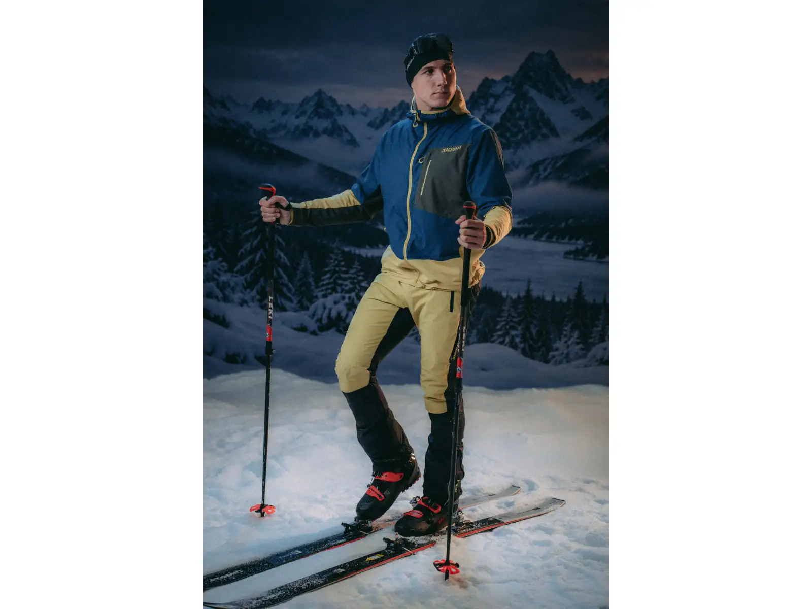 Silvini Volpiano men's jacket Navy/Brown