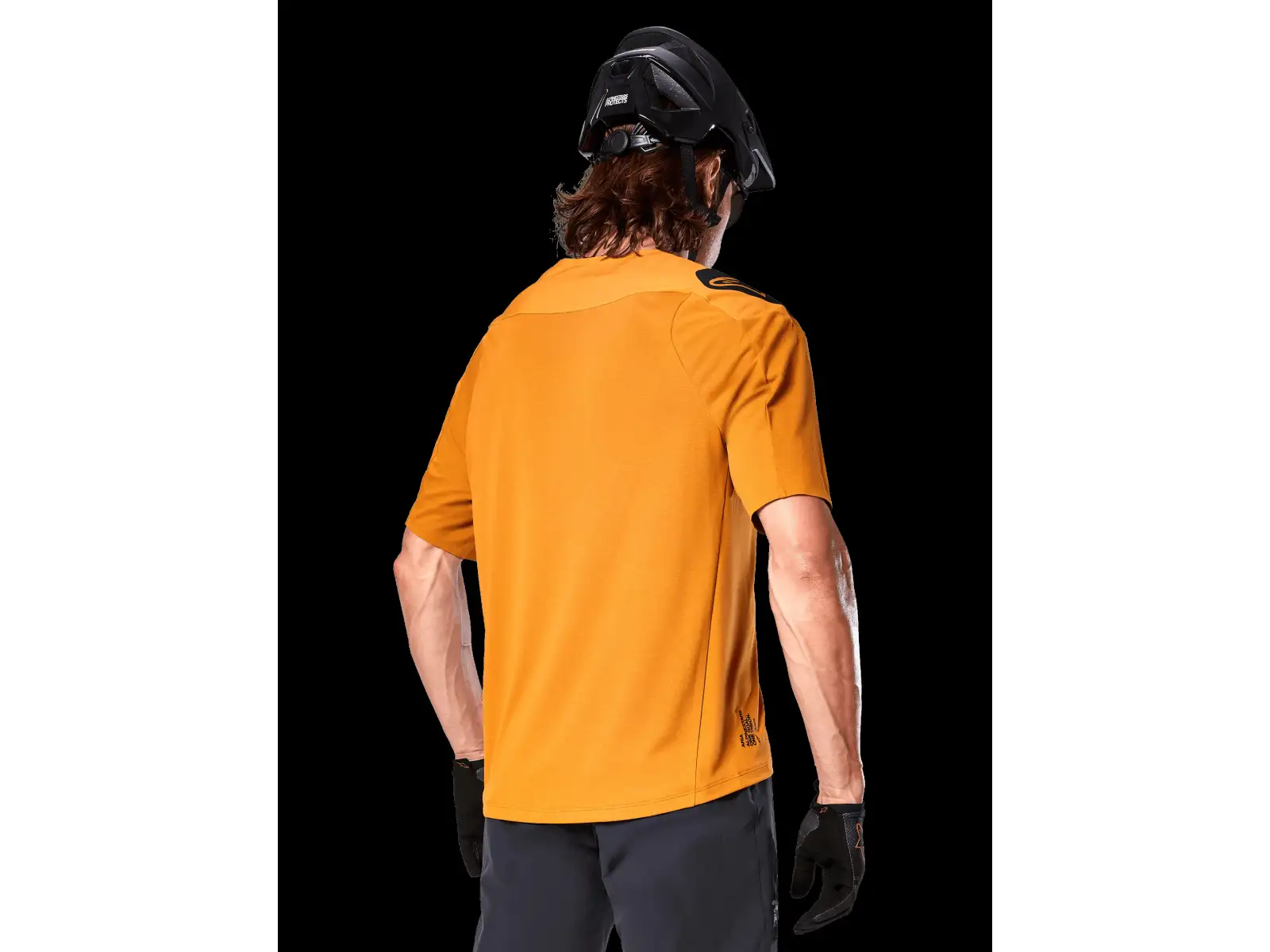 Alpinestars A-Aria Polartec Switch men's short-sleeve shirt Dark Gold