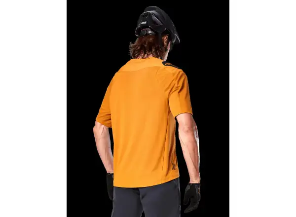 Alpinestars A-Aria Polartec Switch men's short-sleeve shirt Dark Gold