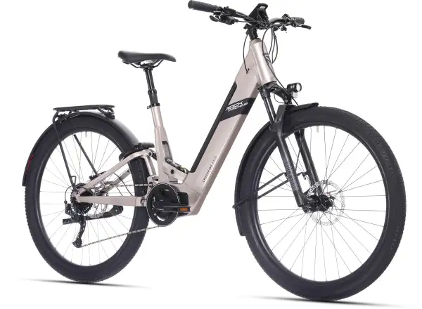 Rock Machine Crossride e450 FS low-entry full suspension e-bike Sand Grey/Black