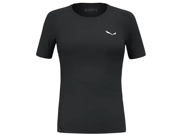 Salewa Puez Sporty Dry women's shirt short sleeve Black Out