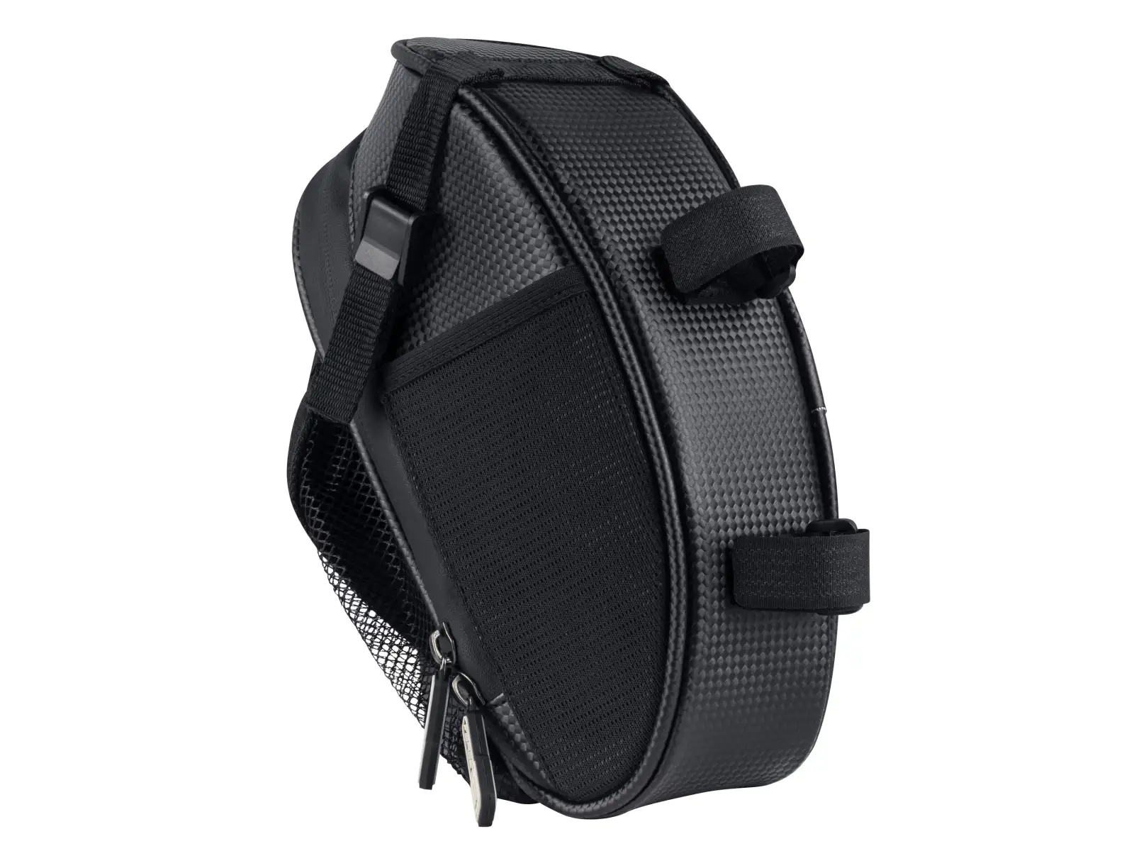 Force Fuse saddlebag 1.2 l + bottle holder net 0.5 l black