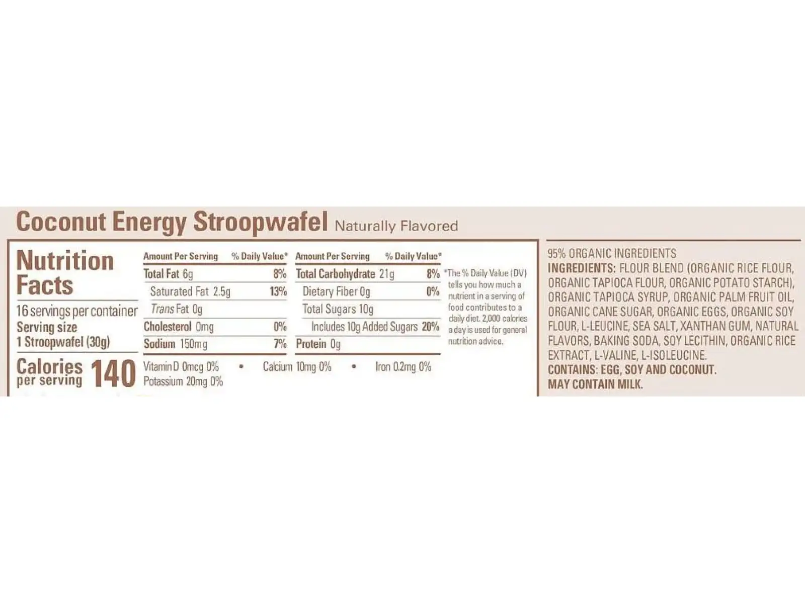GU Energy Wafer Cookie Coconut 32 g
