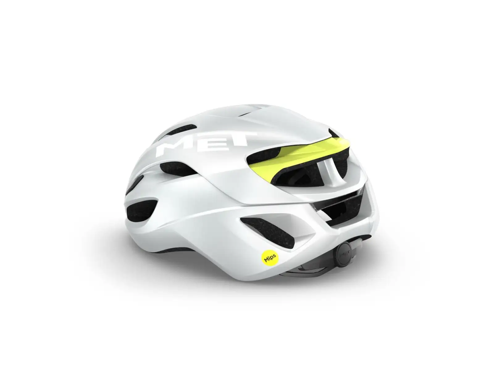 MET Rivale MIPS helmet Undyed White/Lime